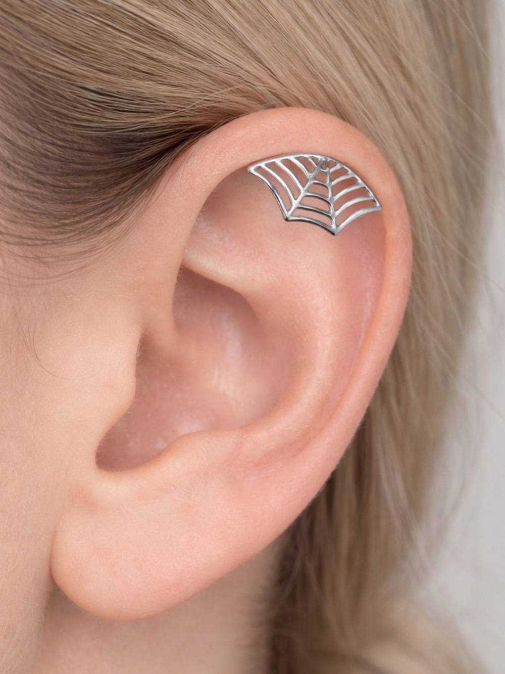 Earring Barbell Spiderweb New Body Jewelry